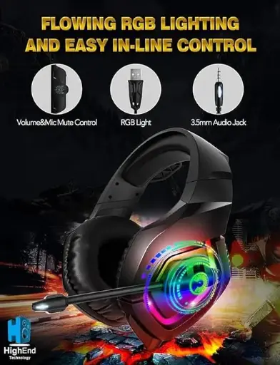 [1010065] هيدفون Gaming Headset K1