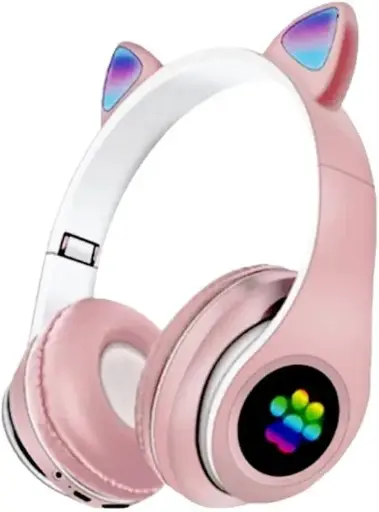 [1010077] هيدفون واير ليس Cat ear P33M